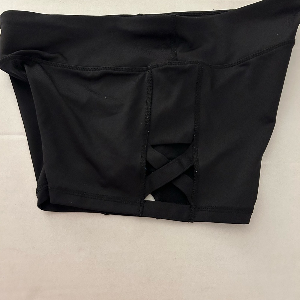 Material Girl Active Black Jr. shorts size large. - Picture 2 of 7